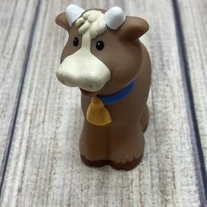 Little People Fisher Price braune Kuh mit Kuhglocke 2008 Ersatzteil #28 - Bild 1 von 5