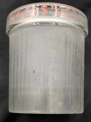 KIMBLEKONTES Glass 45/50 Outer 55/50 Inner Reducing Bushing Adapter 150750-0437 - Image 1 of 4