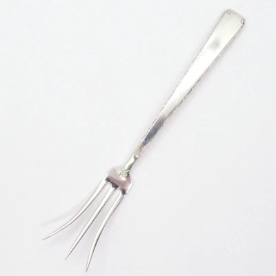 VINTAGE STERLING SILVER .925 OLD LACE BY TOWLE 5-1/4" NO MONOGRAM LEMON FORK - Image 1 of 4