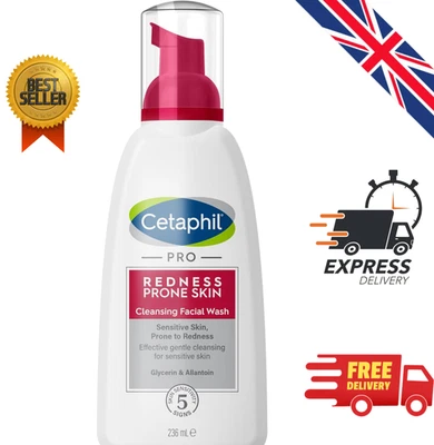 Cetaphil PRO Sensitive Cleansing Facial Wash 236 Ml For Redness Or Rosacea Pron