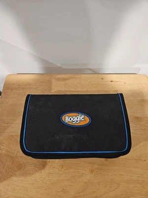 Boggle Game Folio Edition w/Zipper Travel Case Portable Family Game Set - Image 1 of 4