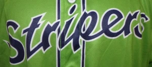 NEW WITHOUT TAGS MLB BASEBALL GWINNETT STRIPERS PROMO JERSEY XL EXTRA LARGE - Bild 1 von 4