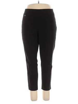 Pantalones activos negros Alfani para mujer 18 Plus Foto 1 de 2