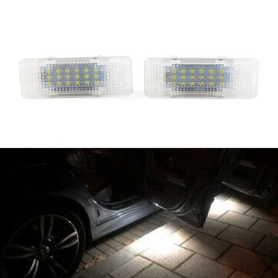 Para BMW E53 X5 E39 Z8 E52 Blanco Coche Lámparas 2x Canbus LED Puerta Cortesía Luz Lámpara Foto 1 de 4