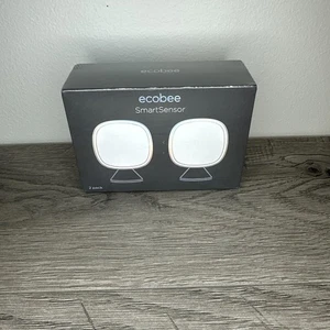 ecobee SmartSensor Room Temperature Sensors - White, Pack of 2 (EB-RSHM2PK-01) - Picture 1 of 4