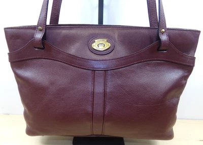 Vintage Original Etienne Aigner Purse Handbag Shoulder Bag Oxblood Red - Image 1 of 4