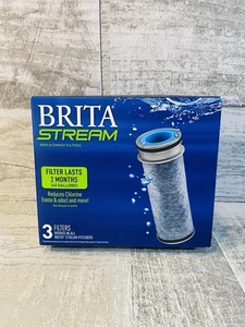 Filtro de agua de repuesto para jarra Brita Stream paquete de 3 NUEVO SELLADO BritaStream - Imagen 1 de 2