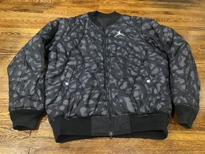 Air Jordan Jacke Herren XL Reversible Camo Full Zip Nike Basketball Puffer - Bild 1 von 11