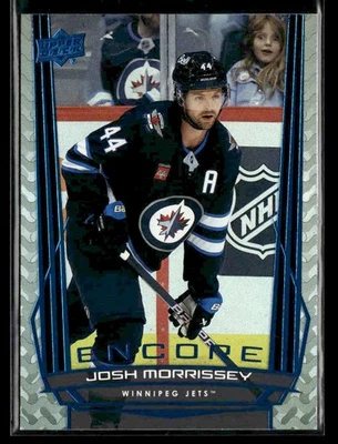 2025-26 Upper Deck #E-8 Josh Morrissey Encore Blue - Image 1 of 2