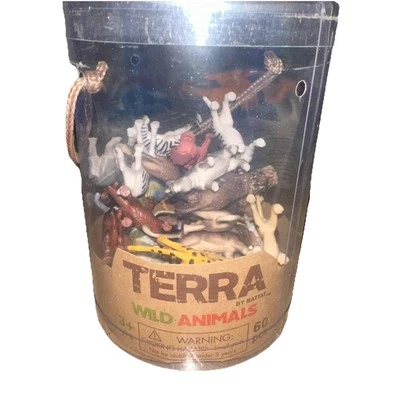 Juguetes de animales salvajes en miniatura surtidos Terra by Battat ABIERTOS 30 unidades Foto 1 de 4