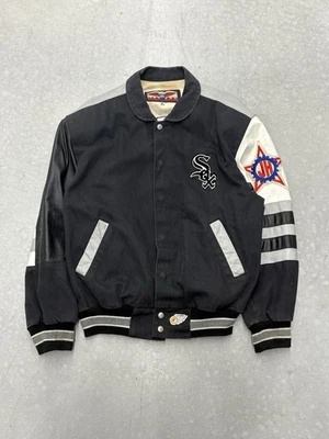 Vintage 90s White Sox Jeff Hamilton Leather Jacket - Image 1 of 4