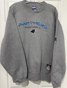 Carolina Panthers Reebok On Field Sweatshirt Men's Gray Large - Picture 1 of 7