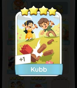 Kubb Monopoly_Go_4 Stars Sticker ⭐⭐⭐⭐ - FAST DELIVERY - Picture 1 of 1