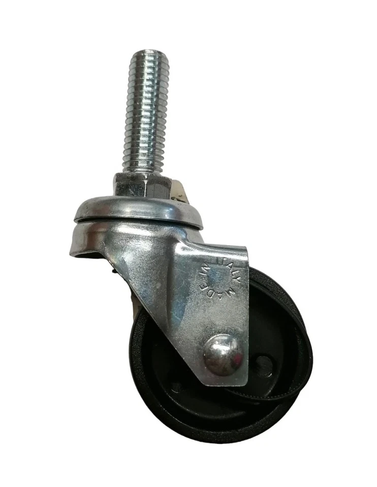 SACAR - RUOTA GIREVOLE CON FILETTO IN FERRO M10 mm40 - Immagine 1 di 1