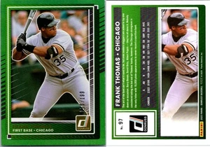 2025 Panini Donruss - Frank Thomas #97 Green /199 - Picture 1 of 1