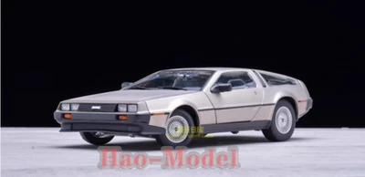 Sun star 1:18 DeLorean DMC-12 1981 car Model Alloy Diecast Hobby Gifts Silver - Image 1 of 4