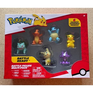 NEW Pokémon Battle Figure 6 Pack Featuring Pikachu - New In Box - Picture 1 of 2