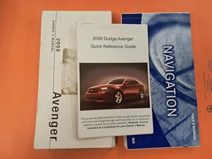 Dodge Avenger 2008 manual del operador del propietario con estuche de nailon - Imagen 1 de 5