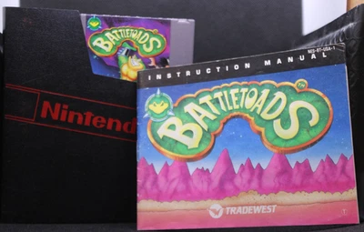 Battletoads (Nintendo Entertainment System, 1991) Cart, Manual, Dust Sleeve! - Image 1 of 4