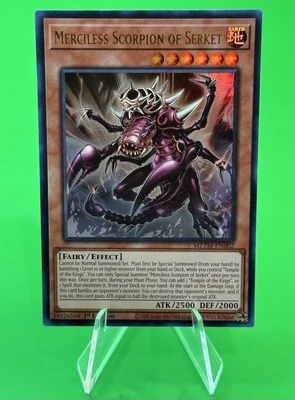 Yu-Gi-Oh Maze Of The Master Merciless Scorpion Of Serket UR MZTM-EN002 NM!!! - Image 1 of 3
