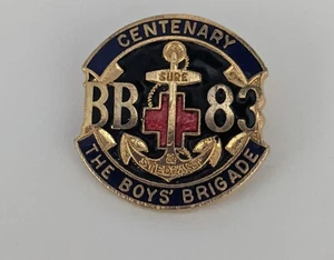 Centenary The Boys Brigade Badge Pin Vintage - Picture 1 of 4