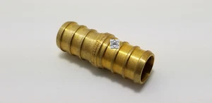 1/2" PEX x 1/2" PEX Kupplung - Messing Quetschverschraubung - BLEIFREI - WOHNMOBIL - Camper - Bild 1 von 3