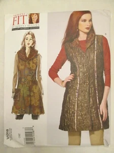 Vogue 1318 Today's Fit by Sandra Betzina Vest and Detachable Collar Pattern OSZ - Picture 1 of 2