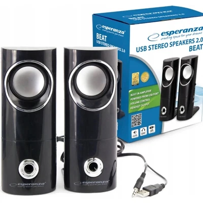 Casse Altoparlanti Audio Speaker Professionali Per Pc Computer Laptop Portatile - Immagine 1 di 4