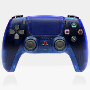 PS2 Clear Ocean Blue Killscreen x Sony DualSense Retro PS5 Controller Clicky - Bild 1 von 5
