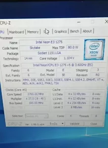 Intel Xeon e3-1275 v5 QS version 8mb 3.60ghz quad core socket lga1151 processor - Picture 1 of 1