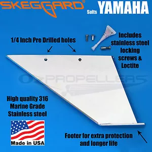 YAMAHA 115-130-140hp 2 Strokes(2003 & Newer) SKEG GUARD, SKEG PROTECTOR - Bild 1 von 8