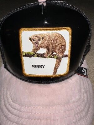 Goorin Bros Animal Farm Trucker Hat Limited Edition | Kinky Honey Bear Kinkajou - Image 1 of 4