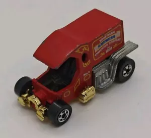 1976 Hot Wheels Black Wall T-Totaller Your Basic Express 1:64 Red - Picture 1 of 8