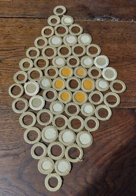 Napperon vintage jute crochet - Photo 1/4