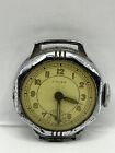 Vintage Cimier Silver Tone Swiss Made Watch Face Untested For Parts 27.3mm