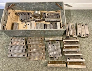 JOB LOT OF USED SERRATED HARD MILLING VICE JAWS HOLDING WORK BLOCKS RDGTOOLS - Picture 1 of 7