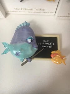 One Fintastic Teacher Christmas Hallmark Keepsake Ornament New In Box - Picture 1 of 9