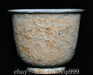 7" Old Chinese Dynasty Jun Kiln Porcelain Flower pot Planter Potted landscape - Picture 1 of 10