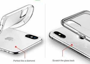 Funda protectora de silicona de gel suave transparente para Samsung Galaxy A20e/A202F - Imagen 1 de 5