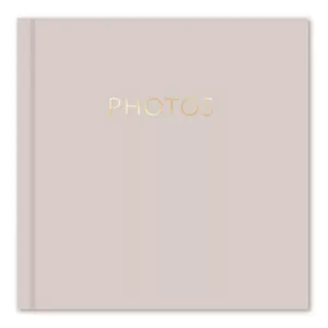 Álbum de fotos de boda y vacaciones clásico marfil tiene capacidad para 200 fotografías de 4"x6" - Imagen 1 de 2