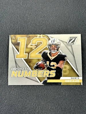 2022 Panini Zenith CHRIS OLAVE Behind the Numbers Silver Prizm #BN-CO - Saints - Image 1 of 2