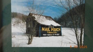 Vintage WV Mail Pouch Barn Sign, Photo signed by Bill Woods. Wooden Frame. - Picture 1 of 4