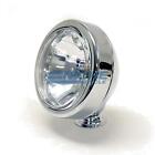 Mini 3.5" Chrome Spot Lamp Headlight Custom Bottom Mount Diamond Cut