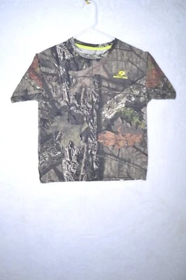 Camisa de manga corta camuflada de roble musgo talla grande para niño Foto 1 de 4