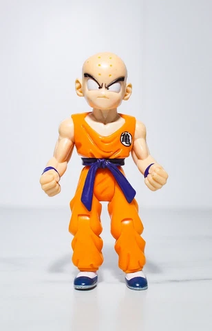 Vintage DRAGON BALL Z Krillin Saiyan Saga DBZ Action Figure Toy 4" Cover