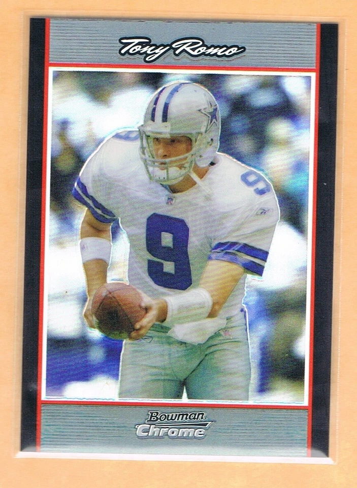 2007 Bowman Chrome Refractor Tony Romo #BC115 Dallas Cowboys - Image 1 of 1