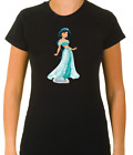 Disney princess characters 3/4 Short Sleeve T Shirt Woman R100