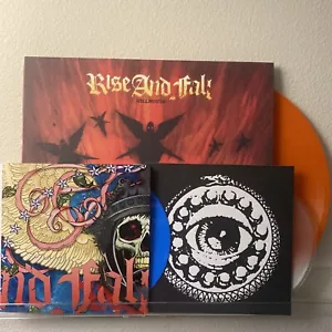 RISE AND FALL Hellmouth LP ORANGE Vinyl /756 + 7”s - No Turning Back/Converge - Picture 1 of 5