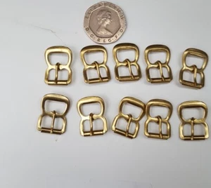 Riparazione Scarpe Cura Calzolai Strumenti Fibbie Oro Barra Borsa Orologio 10 Adatto Cinturini 9mm B2 - Foto 1 di 3