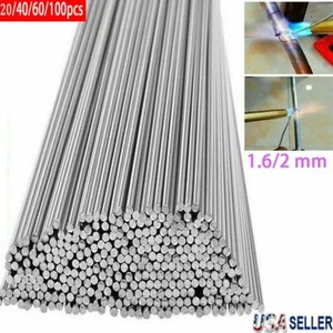 10/60/100Pcs Low Temperature Aluminum Flux Cored Easy Melt Welding Wire Rod Tool - Picture 1 of 15